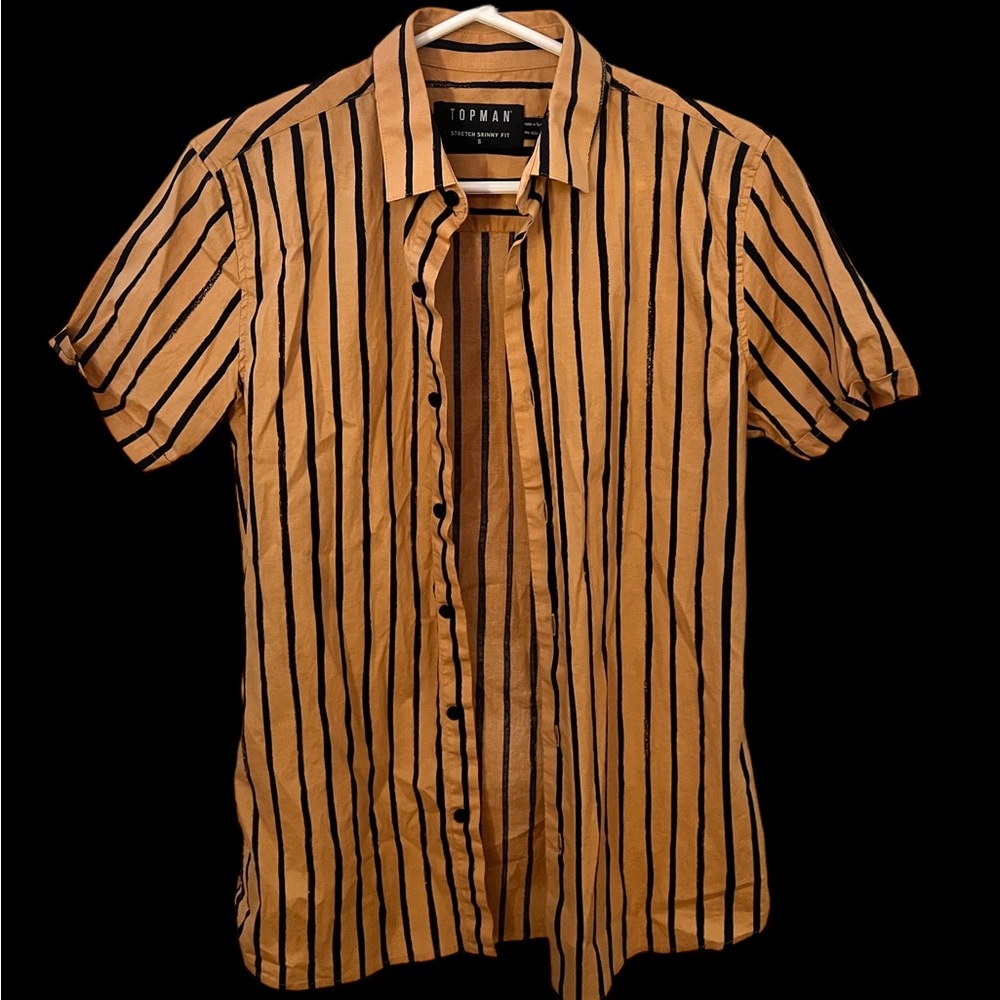 Topman Short Sleeve Button Up Shirt